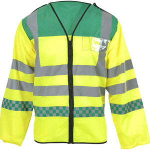 Medic long sleeve vest (Hi Vis) Green & Fluorescent Yellow