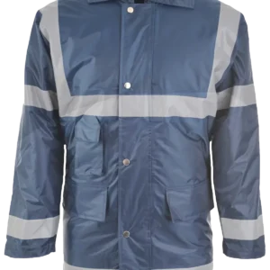 Navy Blue Parka - reflective
