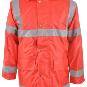 Red Parka - reflective